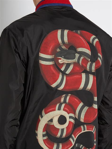 gucci snake jacket cheap|gucci men's jacket.